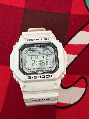 Casio G-Shock G-Lide White Digital Resin Watch